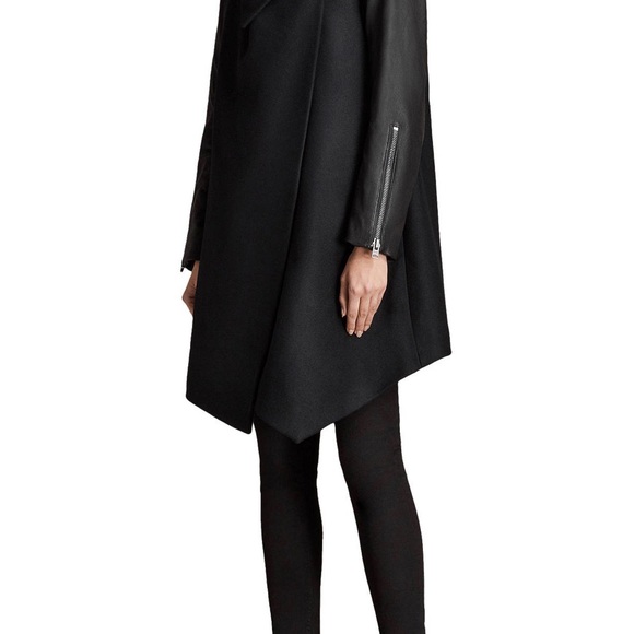 All Saints Milla Lea Coat - Picture 3 of 5